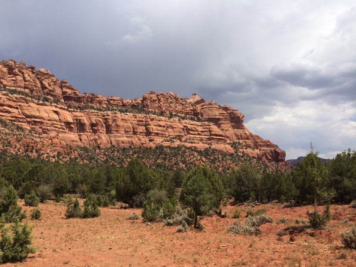 Exploring on the BLM land yielded lovely views. Especially of the approaching storm.